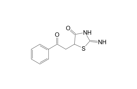 2-Imino-5-(2-phenyl-2-oxoethyl)-4-oxo-1,3-thiazolidine