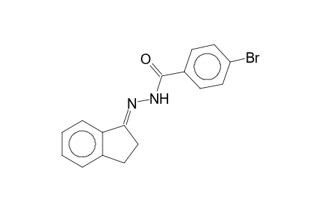 4-Bromo-N'-[(1E)-2,3-dihydro-1H-inden-1-ylidene]benzohydrazide
