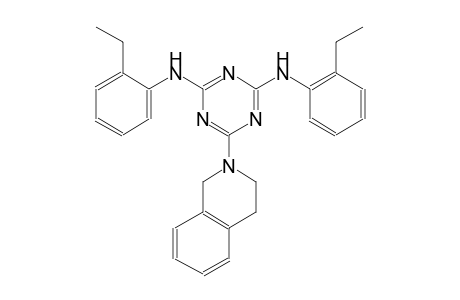 6-(3,4-dihydro-2(1H)-isoquinolinyl)-N~2~,N~4~-bis(2-ethylphenyl)-1,3,5-triazine-2,4-diamine
