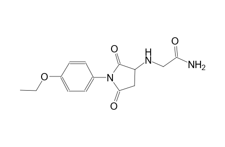 2-{[1-(4-ethoxyphenyl)-2,5-dioxo-3-pyrrolidinyl]amino}acetamide