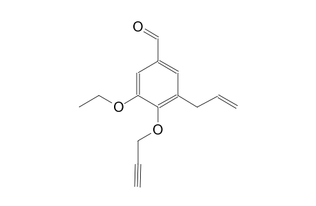 3-allyl-5-ethoxy-4-(2-propynyloxy)benzaldehyde