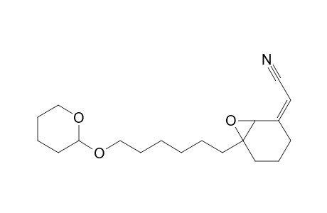 (2Z)-2-[6-(6-tetrahydropyran-2-yloxyhexyl)-7-oxabicyclo[4.1.0]heptan-2-ylidene]acetonitrile