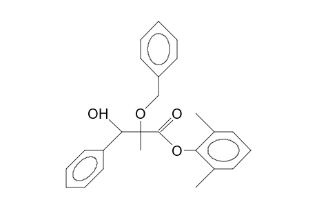 (2RS, 3RS)-2-Benzyloxy-3-hydroxy-2-methyl-3-phenyl-propanoic acid, 2',6'-dimethyl-phenyl ester