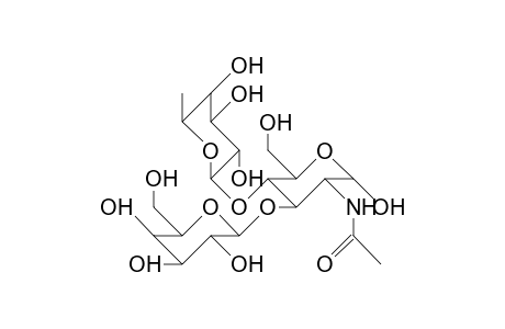 2-Acetamido-2-deoxy-4-O-(.alpha.-L-fucopyranosyl)-3-O-(.beta.-D-galactopyranosyl).alpha.-D-glucopyranose