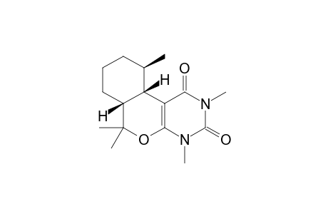 (6aSR,10SR,10aRS)-4,6,6a,7,8,9,10,10a-Octahydro-2,4,6,6,10pentamethyl-1H-[2]benzopyrano[3,4-d]pyrimidine-1,3(2H)-dione