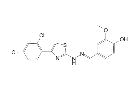 4-hydroxy-3-methoxybenzaldehyde [4-(2,4-dichlorophenyl)-1,3-thiazol-2-yl]hydrazone