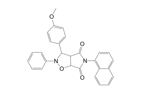 3-(4-Methoxyphenyl)-5-(1-naphthalenyl)-2-phenyl-3a,6a-dihydro-3H-pyrrolo[3,4-d]isoxazole-4,6-dione