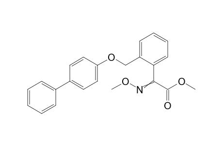 Benzeneacetic acid, 2-[([1,1'-biphenyl]-4-yloxy)methyl]-alpha-(methoxyimino)-, methyl ester