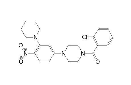 (2-chlorophenyl)-[4-(4-nitro-3-piperidino-phenyl)piperazino]methanone