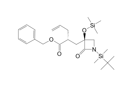 [S*,(.alpha.R*,3R*)]-1-(tert-Butyldimethylsilyl)-2-oxo-.alpha.2-propenyl-3-[(trimethylsilyl)oxy]-3-azetidinepropanoic acid Benzyl Ester