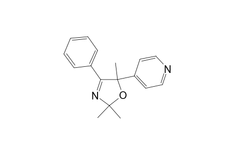 2,2,5-Trimethyl-4-phenyl-5-(4'-pyridyl)-3-oxazoline