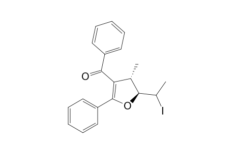 trans-[5-(1-iodoethyl)-4-methyl-2-phenyl-4,5-dihydro-furan-3-yl]phenylmethanone