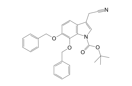 6,7-bis(Benzyloxy)-1-(t-butoxycarbonyl)-3-[cyanomethyl[]ndole
