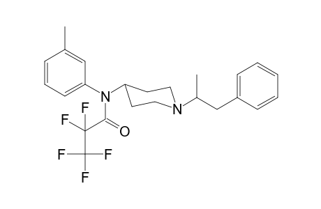 N-3-Methylphenyl-N-[1-(1-phenylpropan-2-yl)piperidin-4-yl]pentafluoropropanamide