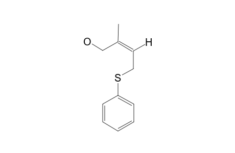 (Z)-2-methyl-4-phenylsulfanylbut-2-en-1-ol