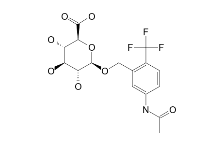 2-TRIFLUOROMETHYL-5-ACETAMIDOBENZYL-GLUCURONIDE