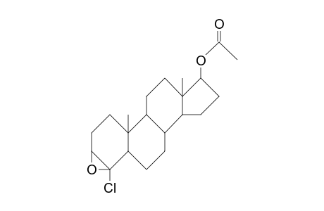 17b-Acetoxy-4-chloro-3,4-epoxy-5a-androstane