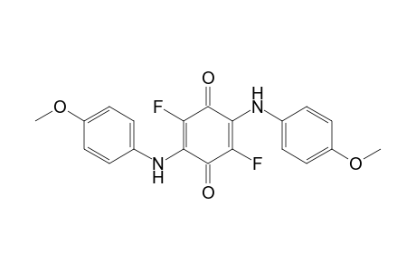 2,5-Bis(p-methoxyphenylamino)-3,6-difluoro-p-benzoquinone
