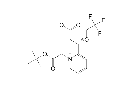 1-(TERT.-BUTOXYCARBONYLMETHYL)-2-(CARBOXYETHYL)-PYRIDINIUM-2,2,2-TRIFLUOROETHOXIDE