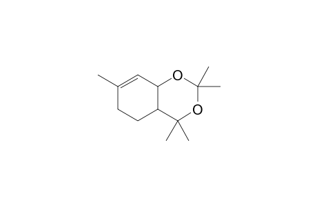 3,3,5,5,9-Pentamethyl-2,4-dioxabicyclo[4.4.0]dec-9-ene