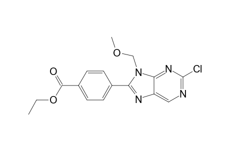 Ethyl 4-[2-Chloro-9-(methoxymethyl)-9H-purin-8-yl]benzoate