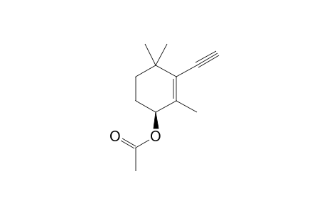 (S)-3-Ethynyl-2,4,4-trimethylcyclohex-2-en-1-yl - Acetate