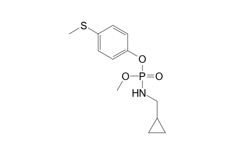 Phosphoramidic acid, (cyclopropylmethyl)-, methyl 4-(methylthio)phenyl ester
