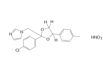 1-{[2-(p-chlorophenyl)-4-p-tolyl-1,3-dioxolan-2-yl]methyl}imidazole, mononitrate
