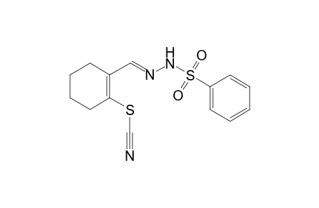 2-Thiocyanato-1-[N'-(phenylsulfonyl)hydrazonomethyl]cyclohexene