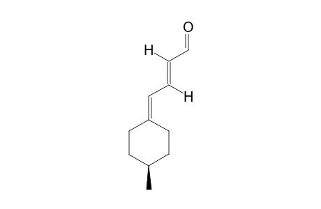 (E)-4-[(AS)-4-METHYL-CYClOHEXYLIDENE]-2-BUTENAL;VITAMIN-D-DERIVATIVE