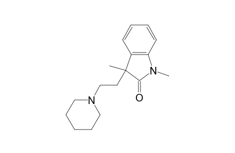 1,3-Dimethyl-3-(2-(piperidin-1-yl)ethyl)indolin-2-one