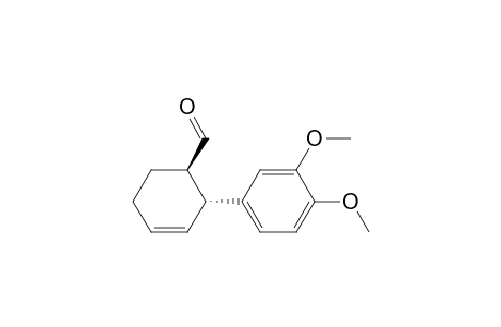 3-Cyclohexene-1-carboxaldehyde, 2-(3,4-dimethoxyphenyl)-, trans-