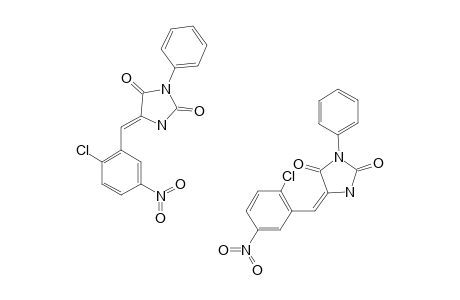 5-[(Z/E)-1-(2-CHLORO-5-NITROPHENYL)-METHYLIDENE]-3-PHENYL-IMIDAZOLIDINE-2,4-DIONE;MIXTURE