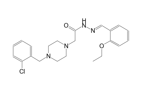 1-piperazineacetic acid, 4-[(2-chlorophenyl)methyl]-, 2-[(E)-(2-ethoxyphenyl)methylidene]hydrazide