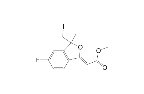 (Z)-6-Fluoro-1-iodomethyl-3-methoxycarbonylmethylene-1-methyl-3H-isobenzofuran