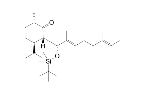 (2S,3R,6S)-2-[(2E,6E)-(R)-1-(tert-Butyl-dimethyl-silanyloxy)-2,6-dimethyl-octa-2,6-dienyl]-3-isopropyl-6-methyl-cyclohexanone