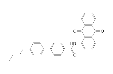 4'-butyl-N-(9,10-dioxo-9,10-dihydro-1-anthracenyl)[1,1'-biphenyl]-4-carboxamide