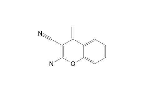 2-AMINO-4-METHYLIDENE-4H-1-BENZOPYRAN-3-CARBONITRILE