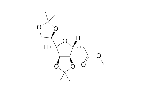 Methyl 3,6-anhydro-2-deoxy-4,5:7,8-di-O-isopropylidene-D-glycero-D-talo-octanoate