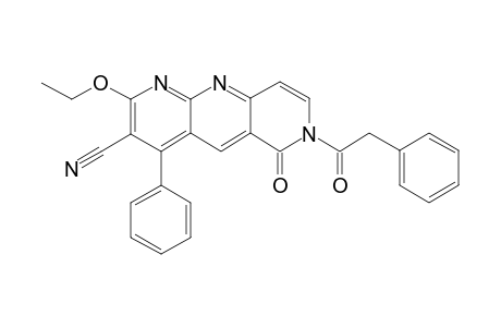 3-Cyano-2-ethoxy-7-acetophenyl-6-oxo-4-phenyl-6,7-dihydro-1,7,10-antyridine