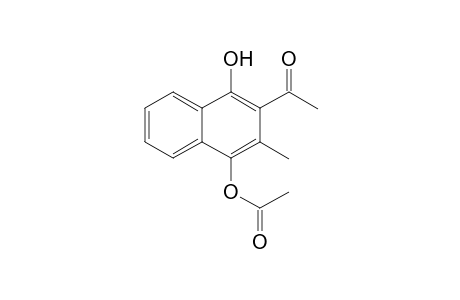 3-Acetyl-4-hydroxy-2-methyl-1-naphthyl acetate