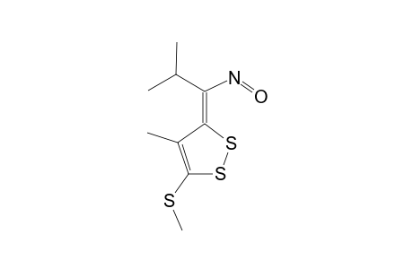 (3Z)-4-methyl-3-(2-methyl-1-nitroso-propylidene)-5-(methylthio)dithiole
