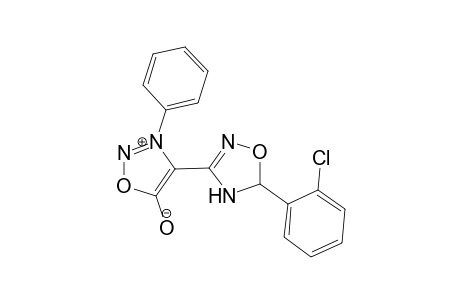 3-Phenyl-4-[5-(2-chlorophenyl)-.delta.(2)-1,2,4-oxadiazolin-3-yl]sydnone