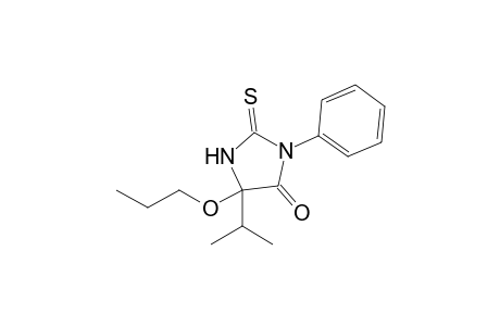 5-Isopropyl-5-propoxy-3-phenyl-2-thiohidantoin