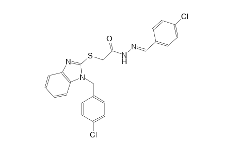 acetic acid, [[1-[(4-chlorophenyl)methyl]-1H-benzimidazol-2-yl]thio]-, 2-[(E)-(4-chlorophenyl)methylidene]hydrazide