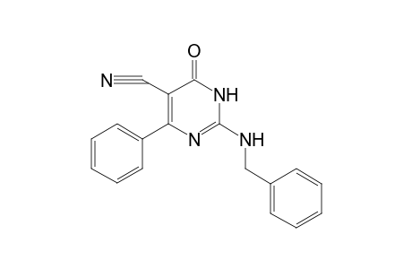 2-(Benzylamino)-6-oxo-4-phenyl-1,6-dihydro-5-pyrimidinecarbonitrile