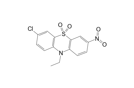 3-Chloro-10-ethyl-7-nitro-10H-phenothiazine 5,5-dioxide