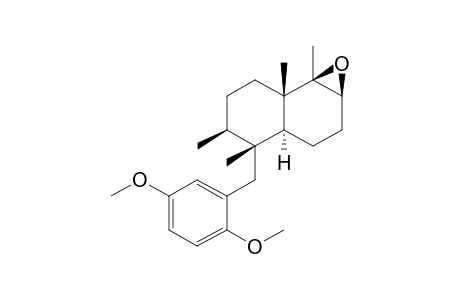 2-((1R)-decahydro-1.beta.,2.beta.,4a.beta.,5.alpha.-tetramethyl-5.beta.,6.beta.-epoxy-1-naphthylmethyl)-1,4-dimethoxybenzene