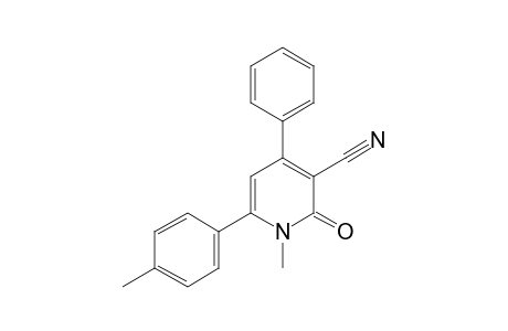 1,2-DIHYDRO-1-METHYL-2-OXO-4-PHENYL-6-p-TOLYLNICOTINONITRILE