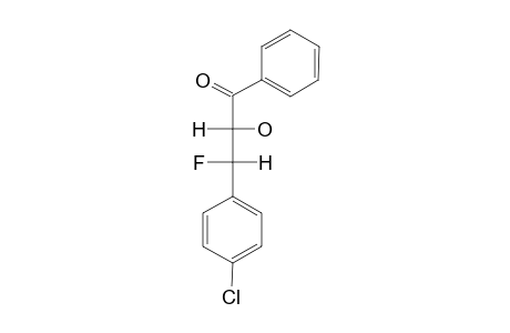 THREO-3-(4-CHLORPHENYL)-3-FLUOR-2-HYDROXY-1-PHENYL-PROPAN-1-ON